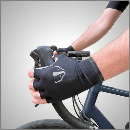 DACHS Unisex Half-Finger Gloves - Black DACHS Road-cycling - Radsport