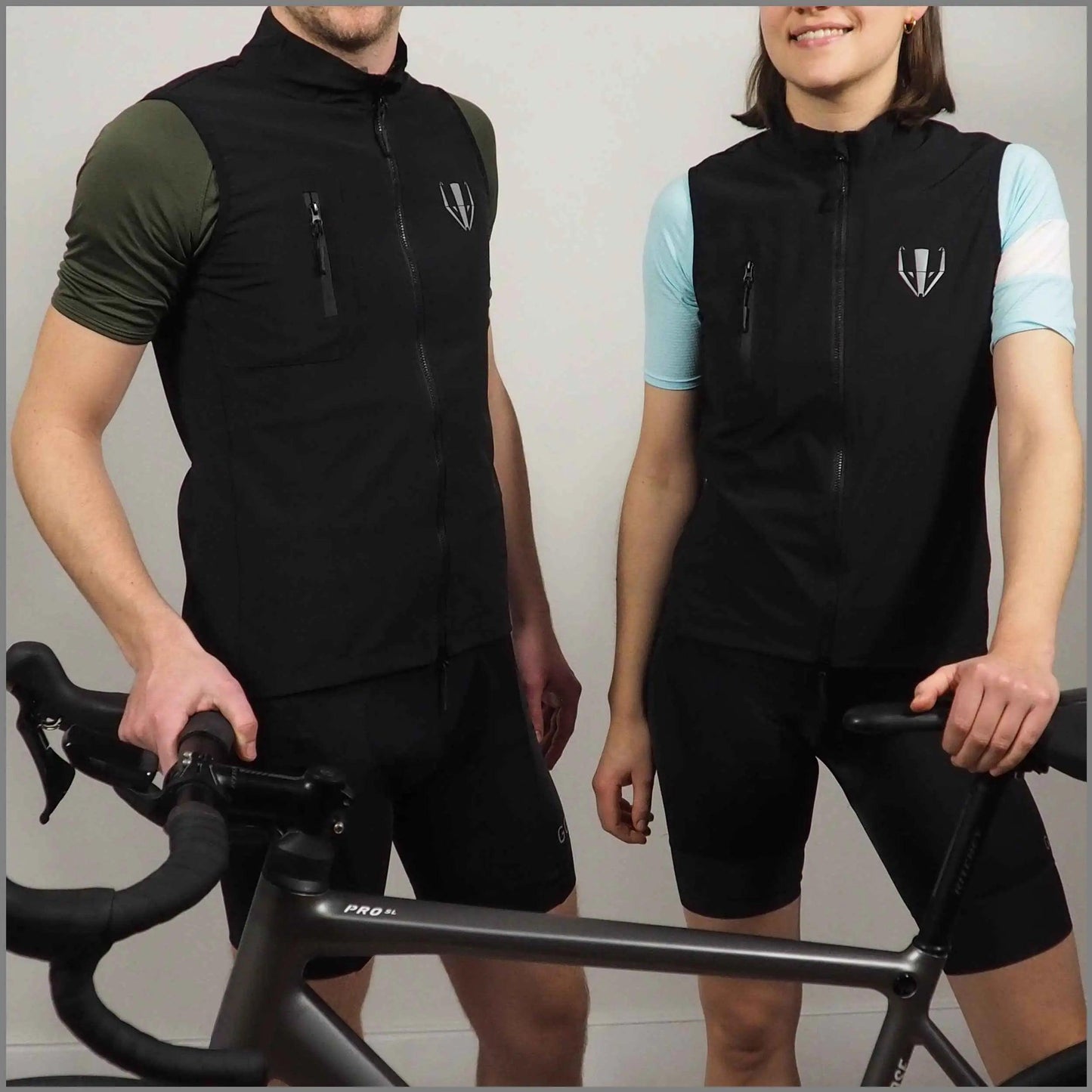 DACHS Cycling Gilet Mens - Slim-Fit Cycling Vest DACHS Road-cycling - Radsport