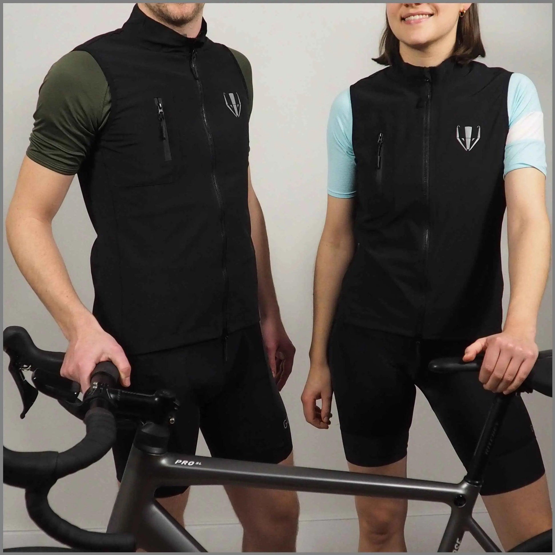 DACHS Cycling Gilet Mens - Slim-Fit Cycling Vest DACHS Road-cycling - Radsport