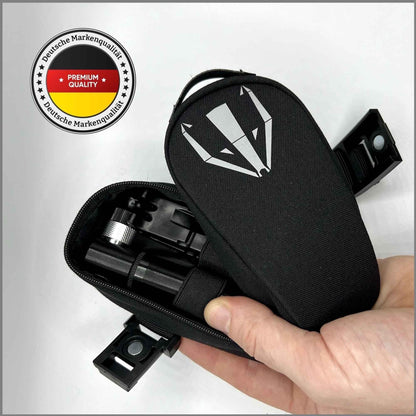 DACHS Mini Borsa da Sella con Clip Magnetica e Supporto Luce DACHS Ciclismo su strada - Radsport