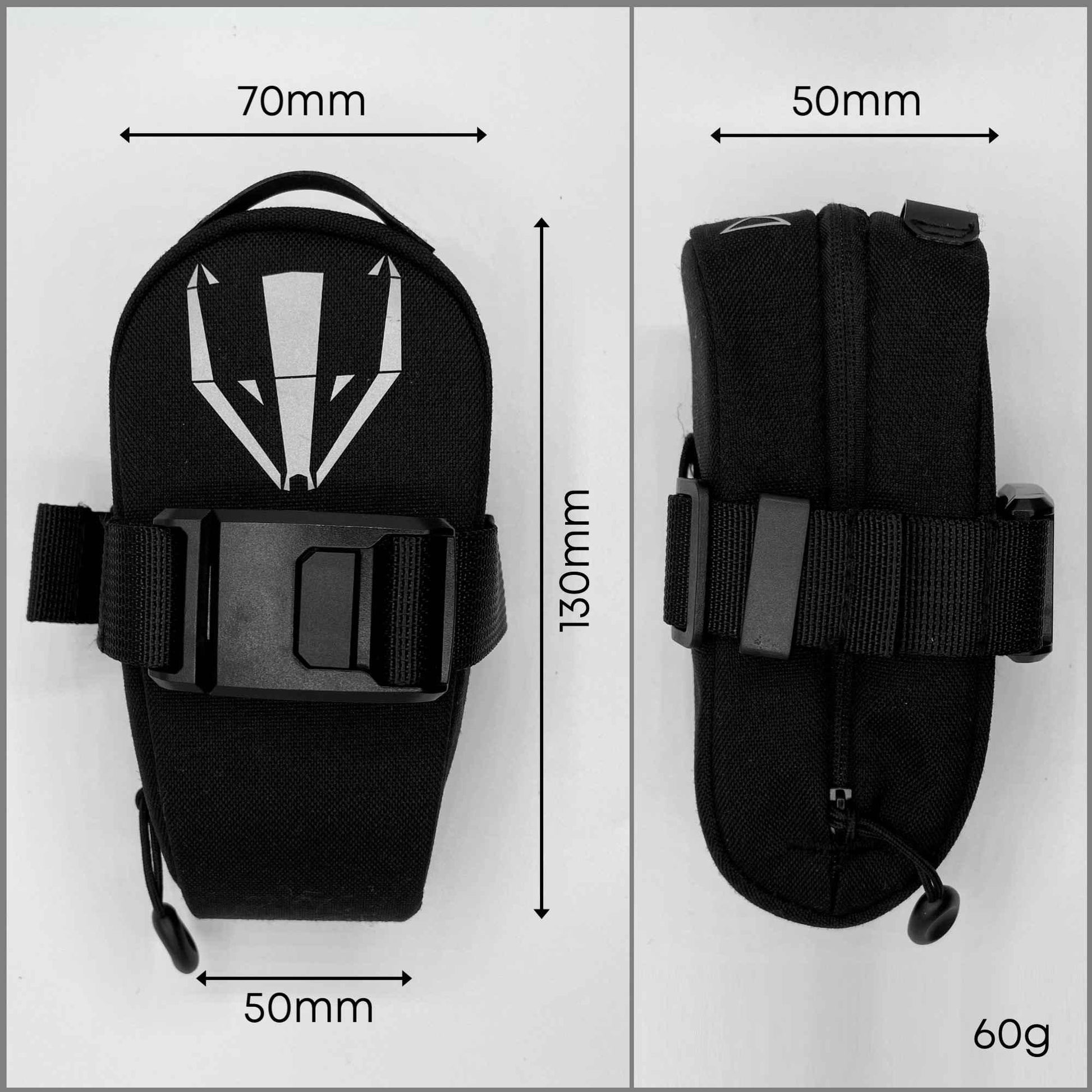 DACHS Mini Borsa da Sella con Clip Magnetica e Supporto Luce DACHS Ciclismo su strada - Radsport