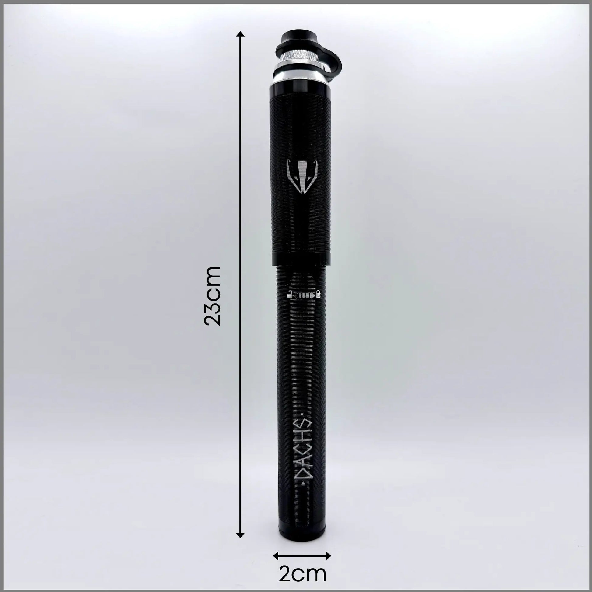 DACHS Gravel Pump with Manometer - Compact Bike Pump with Gauge DACHS Road-cycling - Radsport