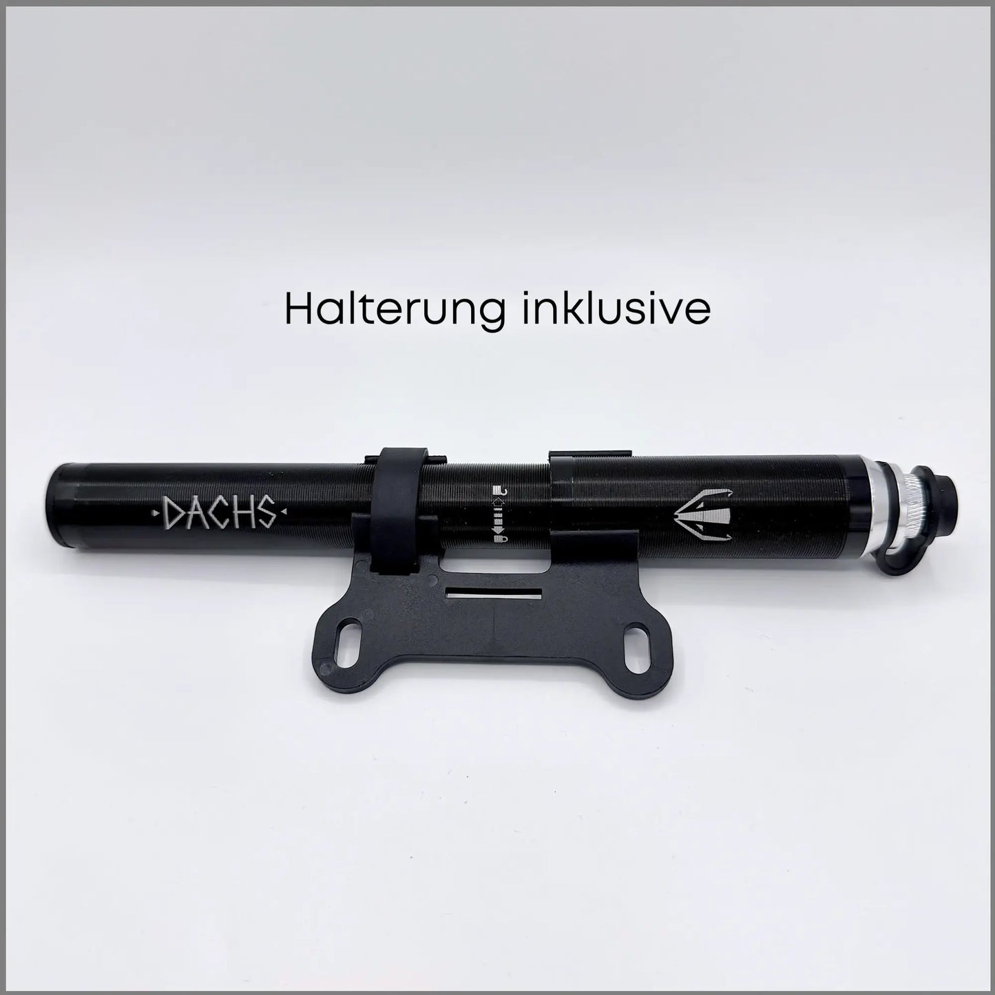 DACHS Gravel Pump with Manometer - Compact Bike Pump with Gauge DACHS Road-cycling - Radsport
