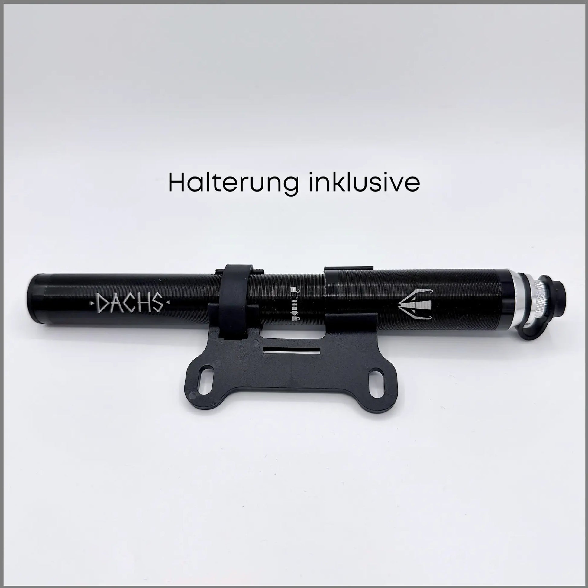 DACHS Gravel Pump with Manometer - Compact Bike Pump with Gauge DACHS Road-cycling - Radsport