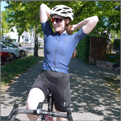 DACHS Cycling Jersey (Womens) - Short Sleeve - Blue DACHS Road-cycling - Radsport