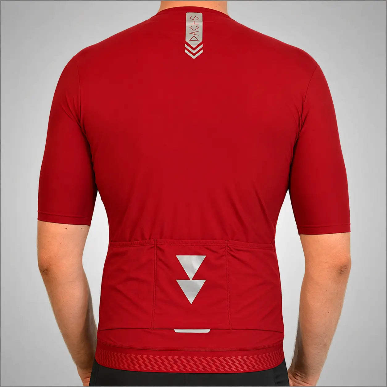 DACHS Cycling Jersey (Mens) - Short Sleeve - Red DACHS Road-cycling - Radsport