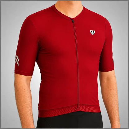 DACHS Cycling Jersey (Mens) - Short Sleeve - Red DACHS Road-cycling - Radsport