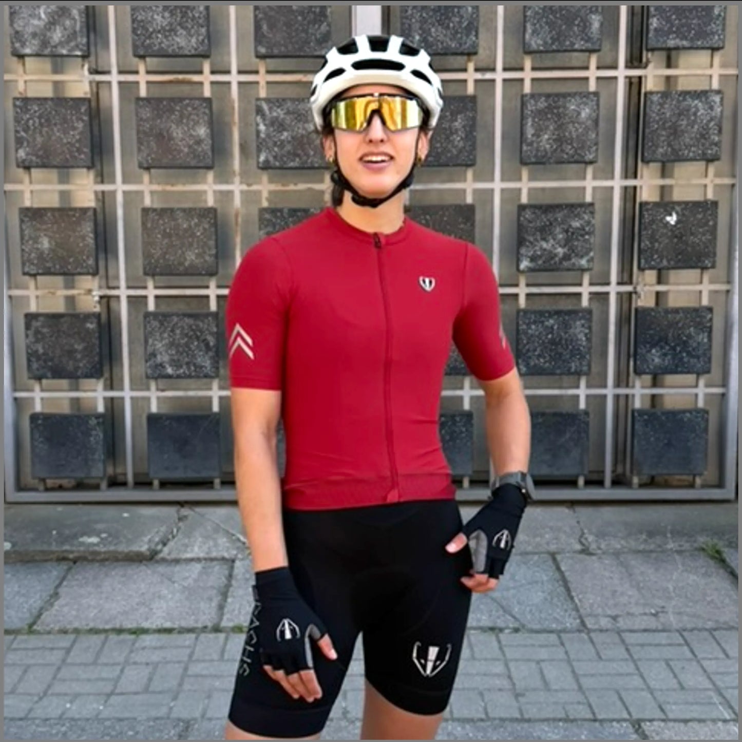 DACHS Cycling Jersey (Womens) - Short Sleeve - Red DACHS Road-cycling - Radsport