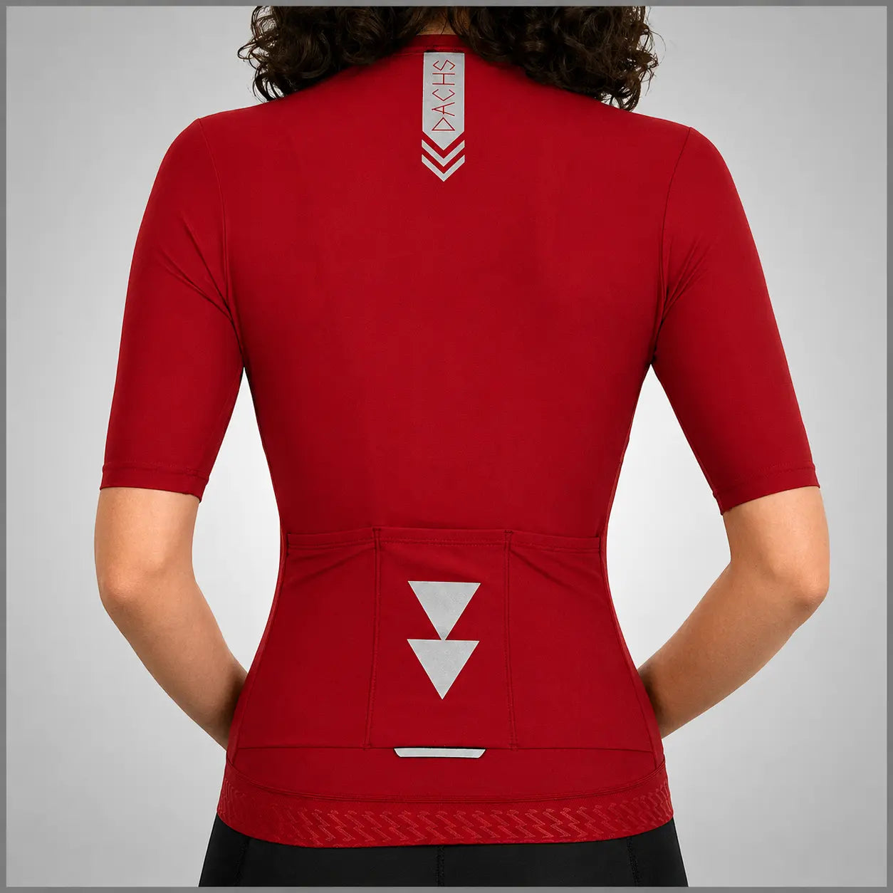 DACHS Cycling Jersey (Womens) - Short Sleeve - Red DACHS Road-cycling - Radsport