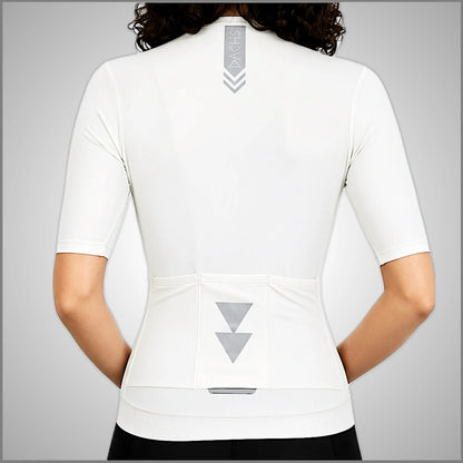 DACHS Cycling Jersey (Womens) - Short Sleeve - White DACHS Road-cycling - Radsport