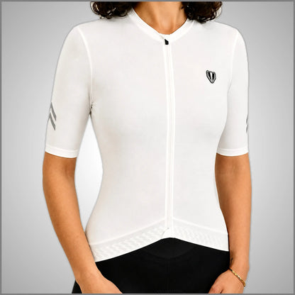 DACHS Cycling Jersey (Womens) - Short Sleeve - White DACHS Road-cycling - Radsport