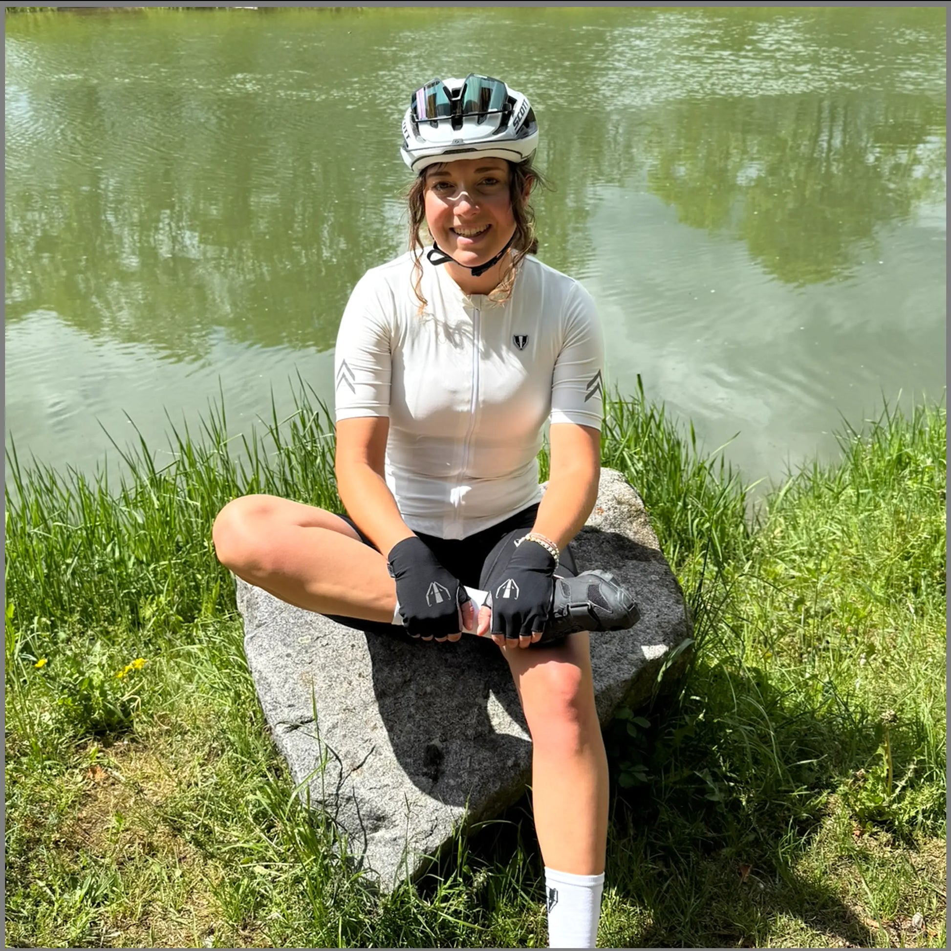 DACHS Cycling Jersey (Womens) - Short Sleeve - White DACHS Road-cycling - Radsport
