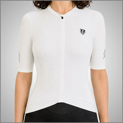 DACHS Cycling Jersey (Womens) - Short Sleeve - White DACHS Road-cycling - Radsport